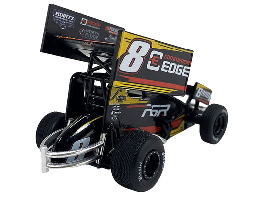 Winged Sprint Car #8 Cory Eliason "Commercial Edge" RSR "High Limit Sprint Car Series" (2024) 1/50 Diecast Model Car by ACME