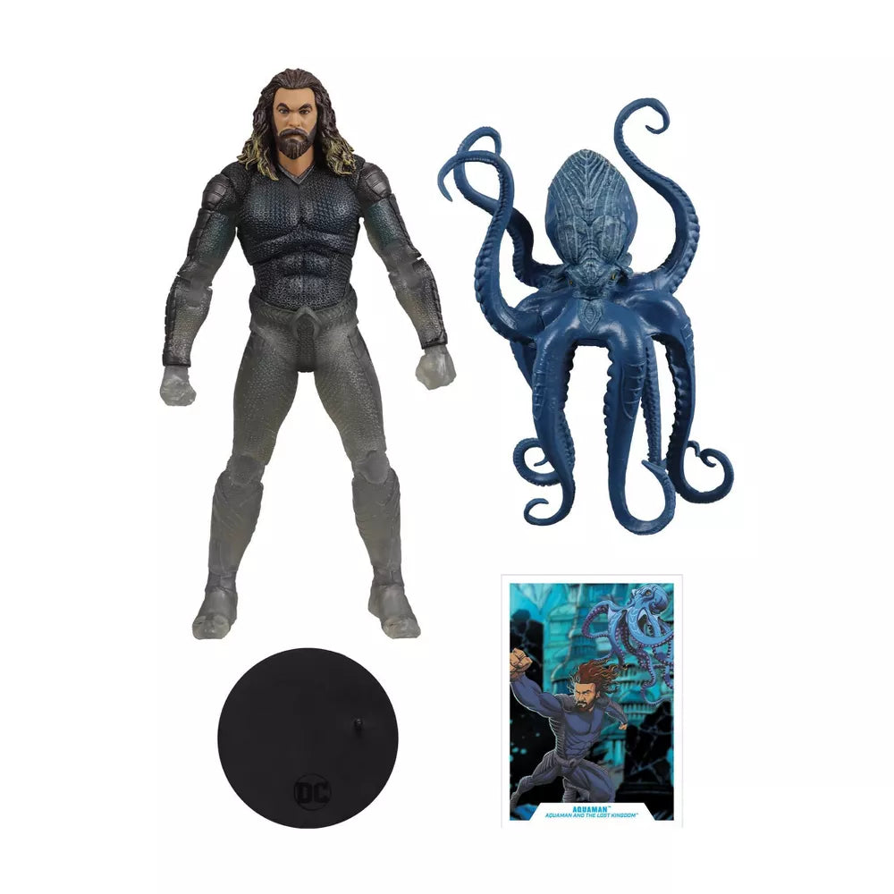 DC Multiverse Aquaman Movie Stealth Suit with Topo 7" Action Figure (Gold Label)