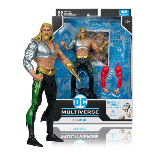 [PRE-ORDER] DC Multiverse Aquaman Action Figure - JLA Build-A-Figure Plastic Man