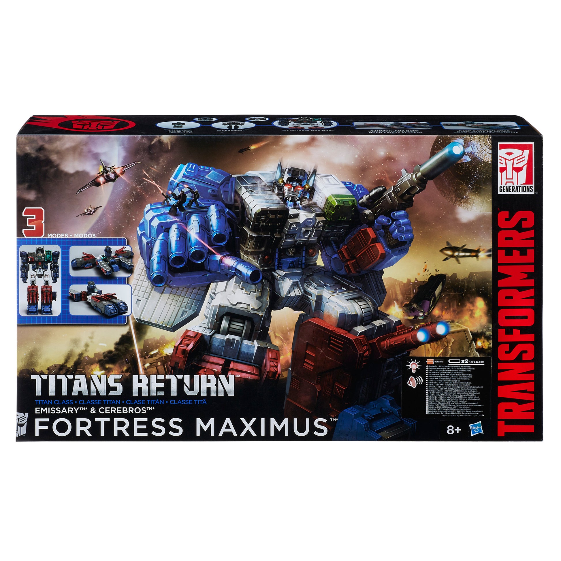 Transformers Generations Titans Return Titan Class Fortress Maximus Action Figure Toy