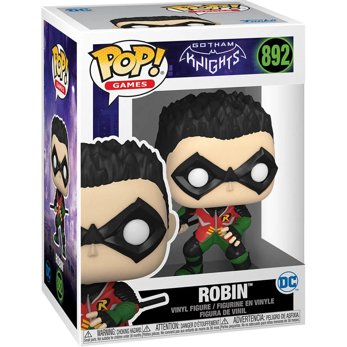 Batman: Gotham Knights Robin Pop! Vinyl Figure in box - Heretoserveyou