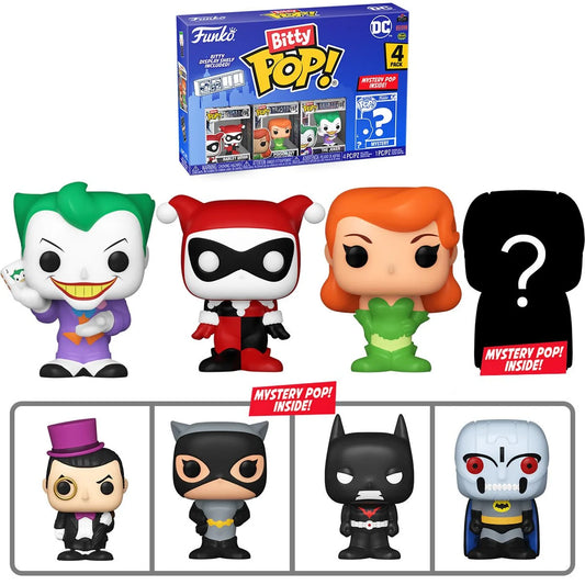 Batman Harley Quinn Bitty Pop! Mini-Figure 4-Pack - Heretoserveyou