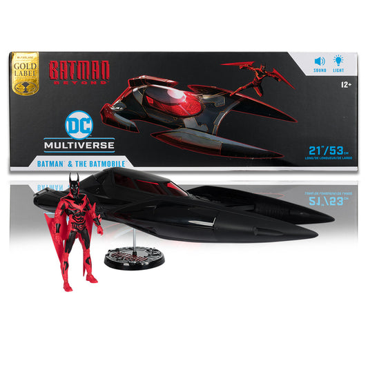 [PRE-ORDER] Batman & Batmobile (Batman Beyond) Gold Label Vehicle w/Lights and Sound