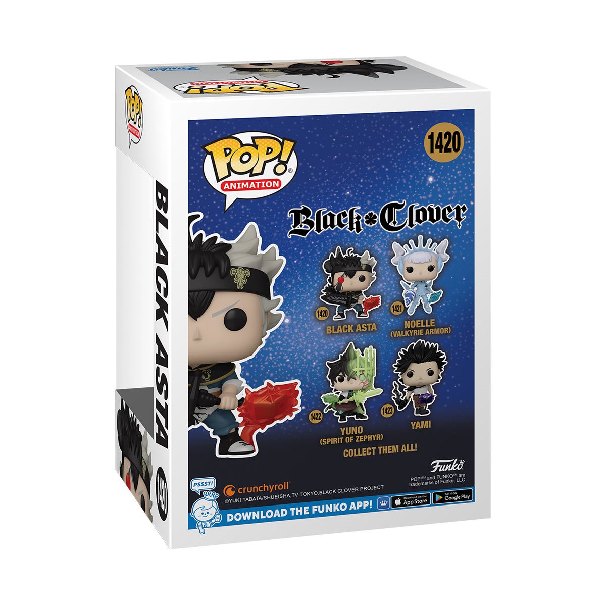 Black Clover Black Asta Funko Pop! Vinyl Figure #1420