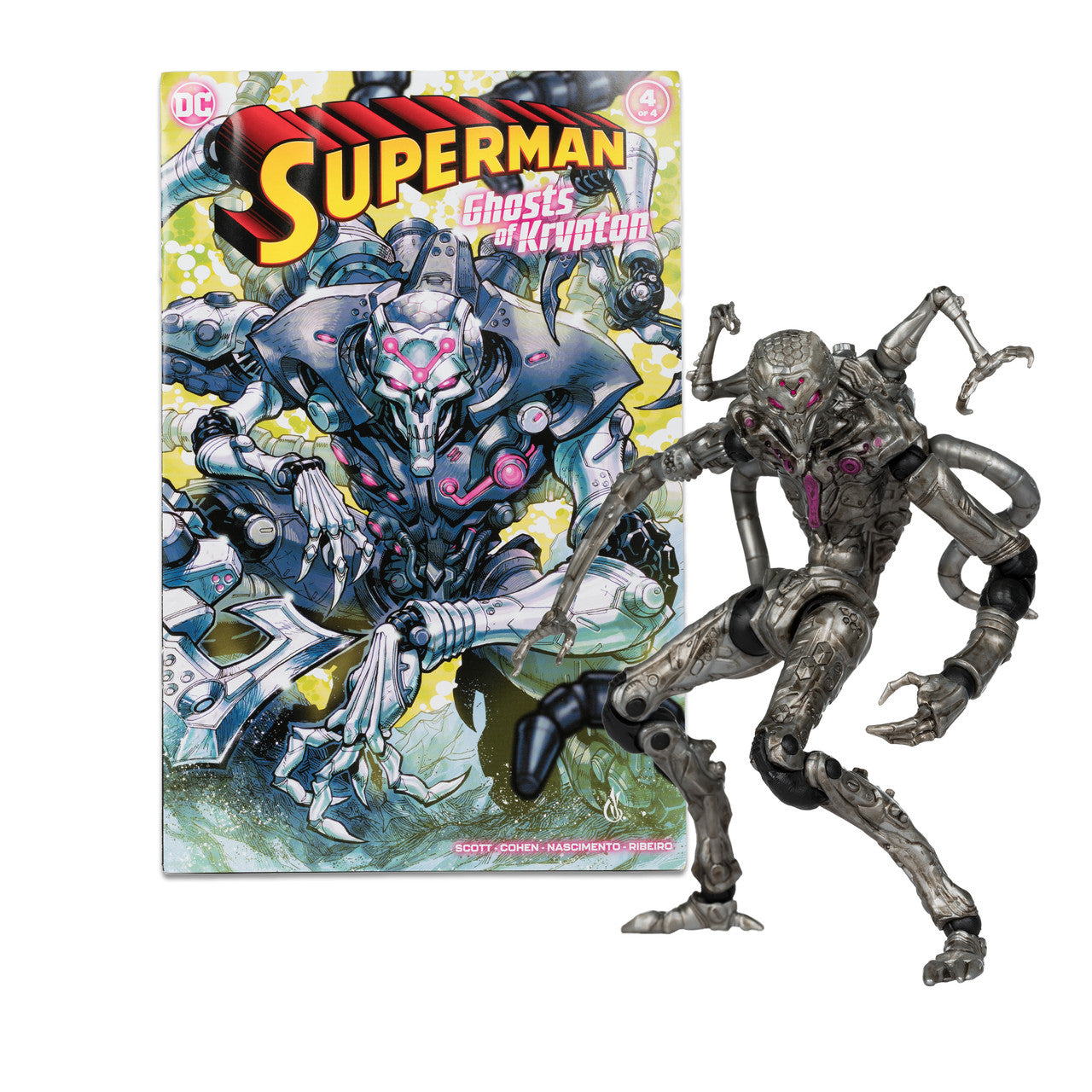 Brainiac w/Comic (DC Page Punchers: Ghosts of Krypton) 7" Figure