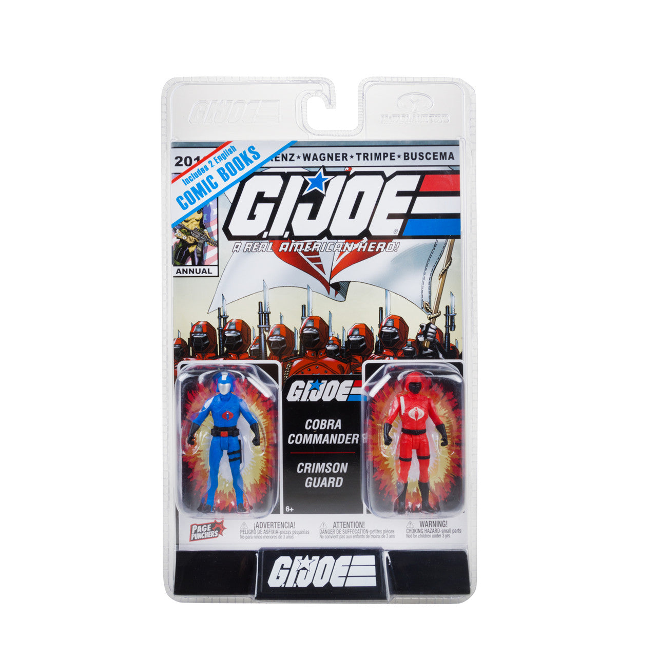 Cobra Commander/Crimson Guard/Duke and Snake Eyes w/Comic (Page Punchers: G.I. Joe) Bundle (2) 3" 2-Pack
