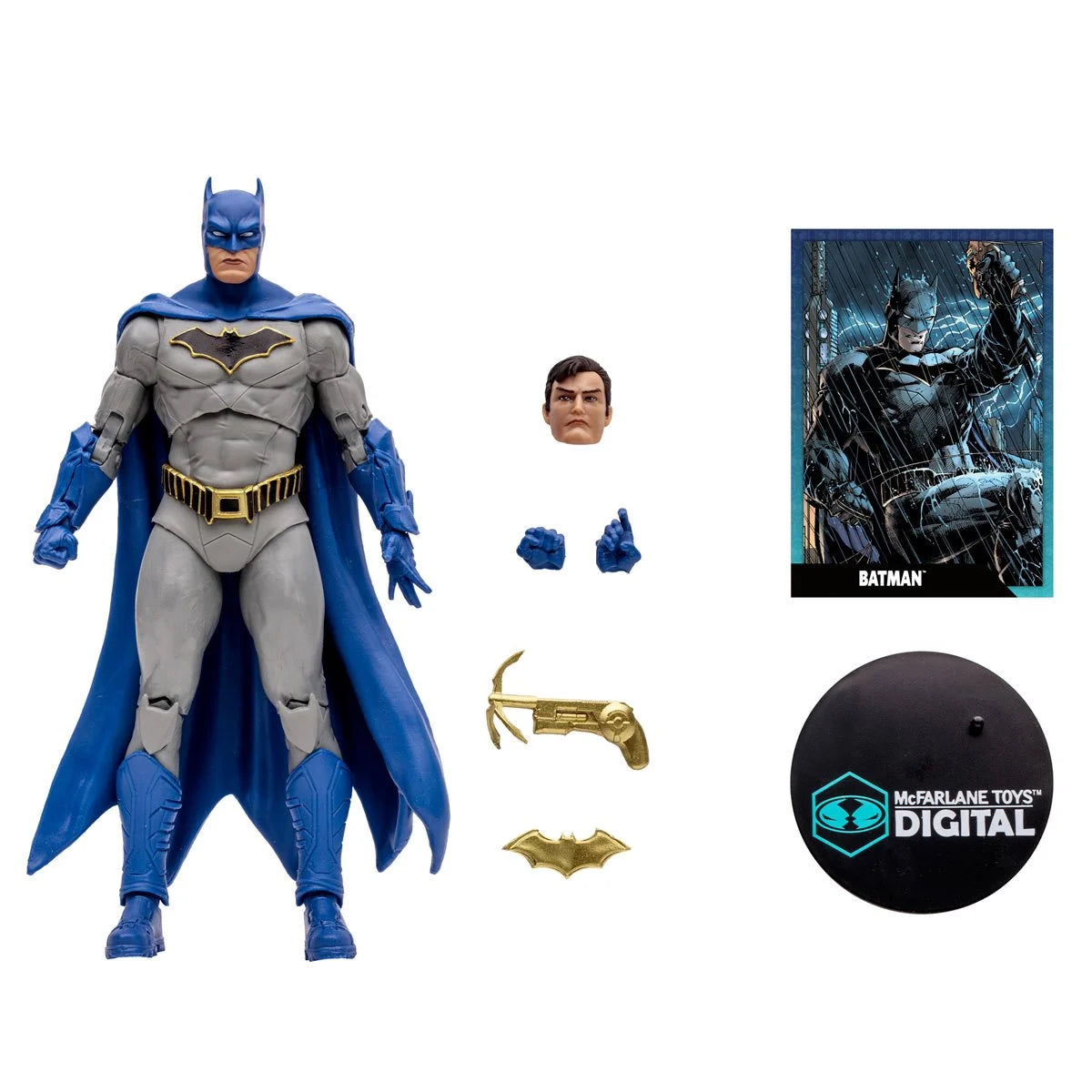 DC Direct Batman DC Rebirth 7-Inch Scale Wave 1 Action Figure with McFarlane Toys Digital Collectible