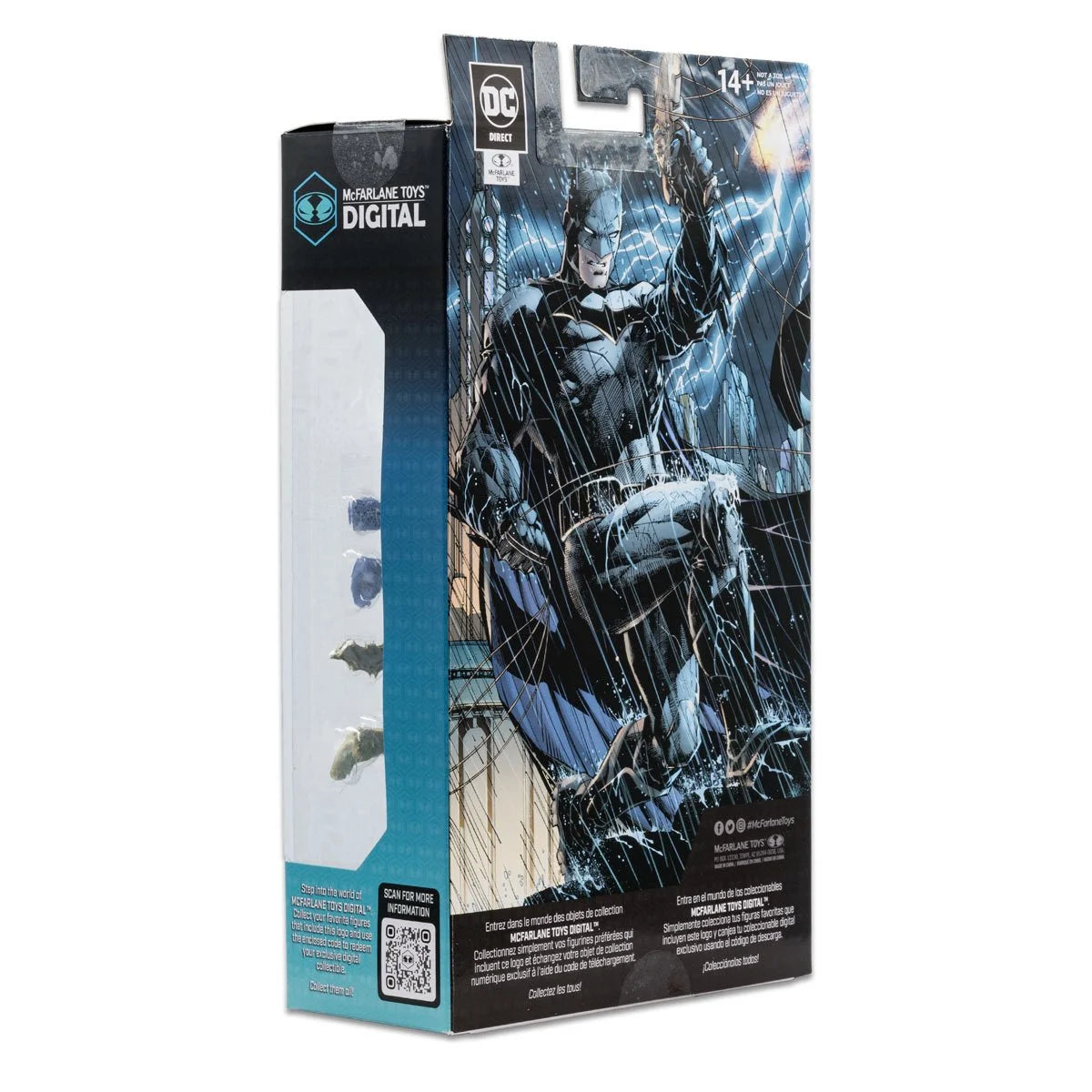 DC Direct Batman DC Rebirth 7-Inch Scale Wave 1 Action Figure with McFarlane Toys Digital Collectible