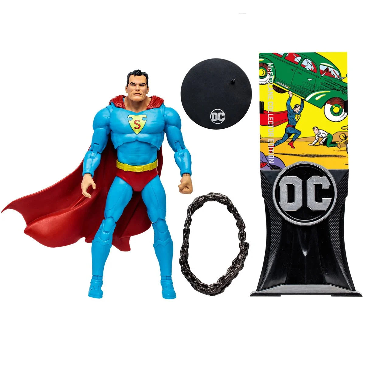 Superman Collector's Edition Action figure with accessories - Heretoserveyou