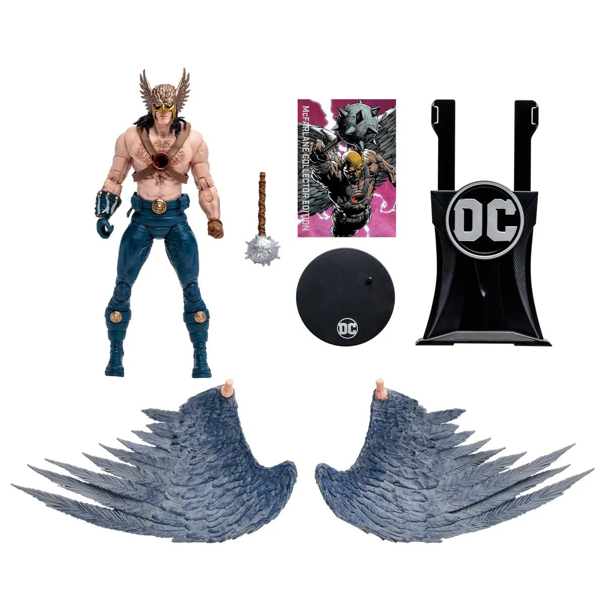 DC McFarlane Collector Edition Wave 2 Hawkman Zero Hour 7-Inch Scale Action Figure WITH ACCESSORIES - HERETOSERVEYOU