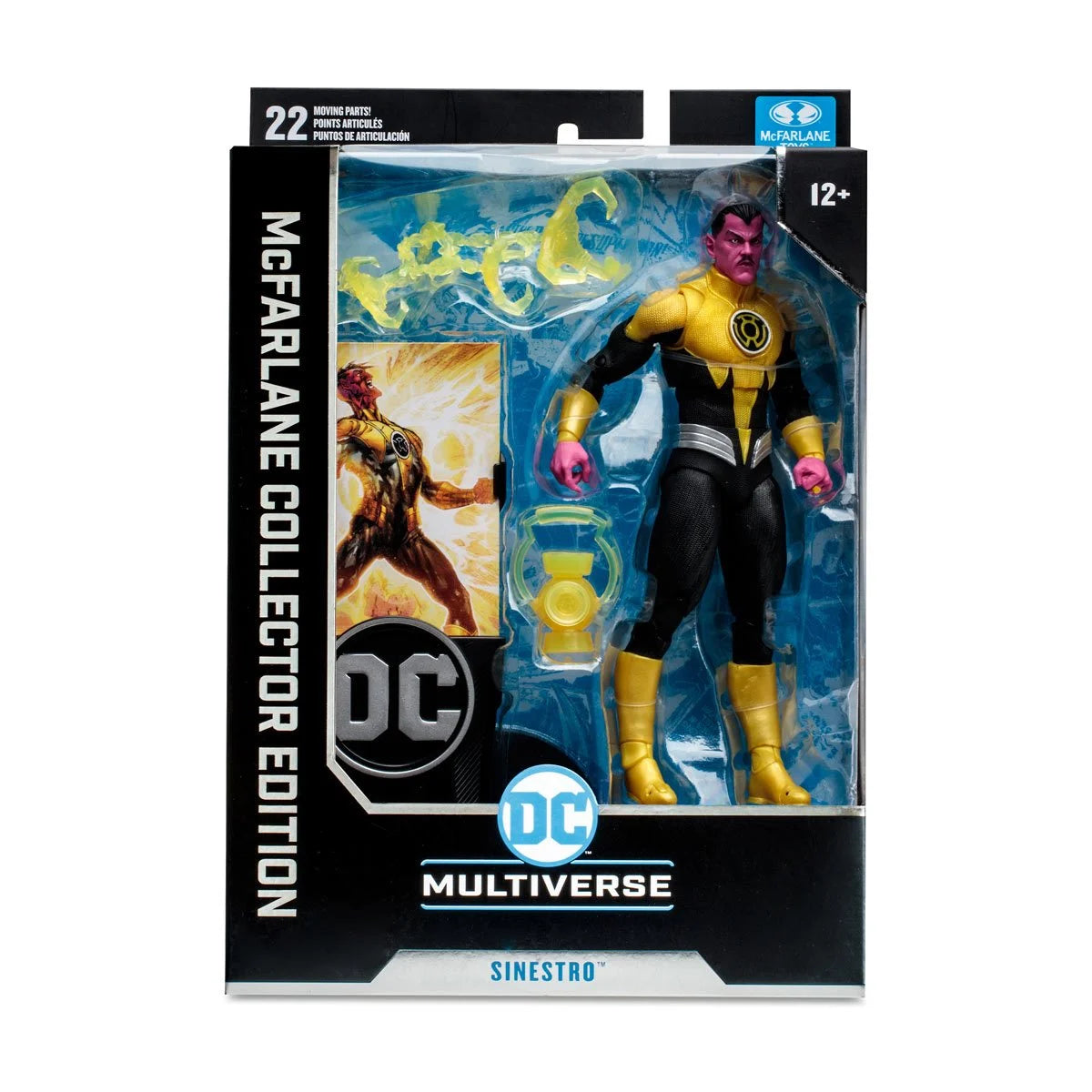 DC McFarlane Collector Edition Wave 2 Sinestro Corps War 7-Inch Scale Action Figure in a package - heretoserveyou