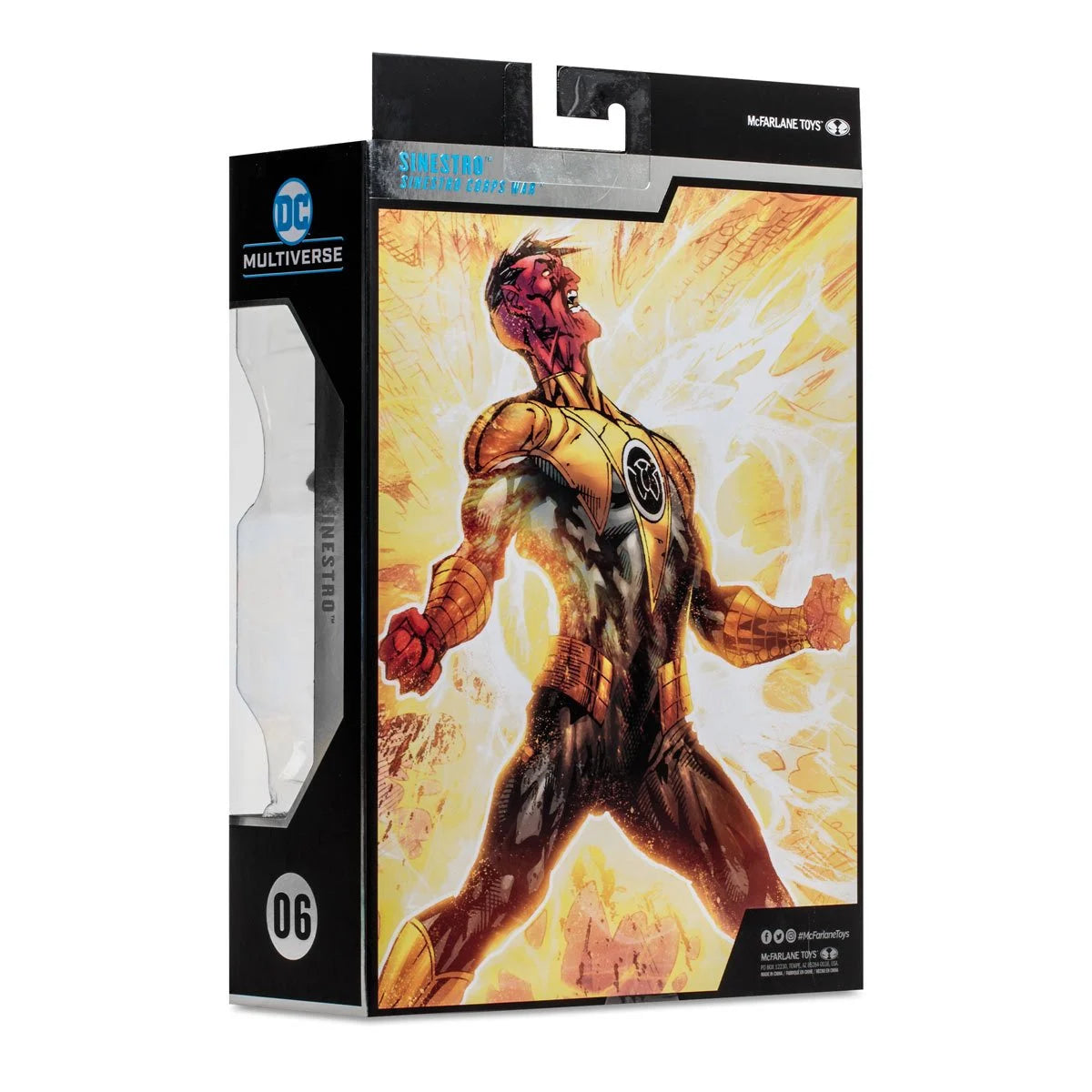 DC McFarlane Collector Edition Wave 2 Sinestro Corps War 7-Inch Scale Action Figure back view -heretoserveyou