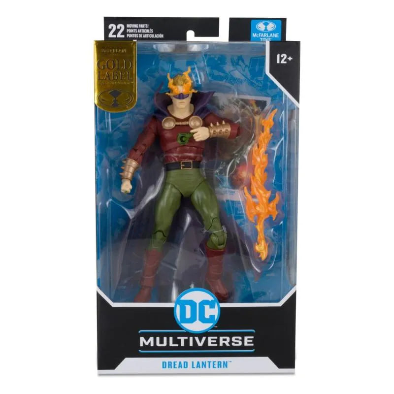 DC Multiverse - Dread Lantern (Dark Metal) Action Figure Toy front packaging - heretoserveyou