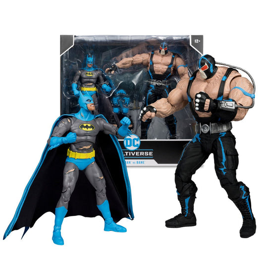 DC Multiverse Batman vs Bane 7" Action Figure and Mega Figure 2-Pack