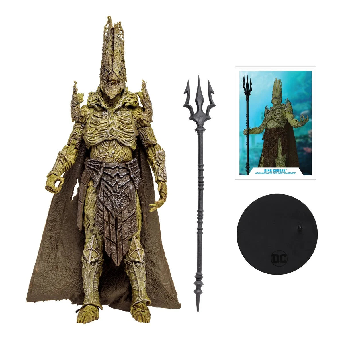DC Multiverse Aquaman and the Lost Kingdom Movie King Kordax 7-Inch Scale Action Figure - HERETOSERVEYOU