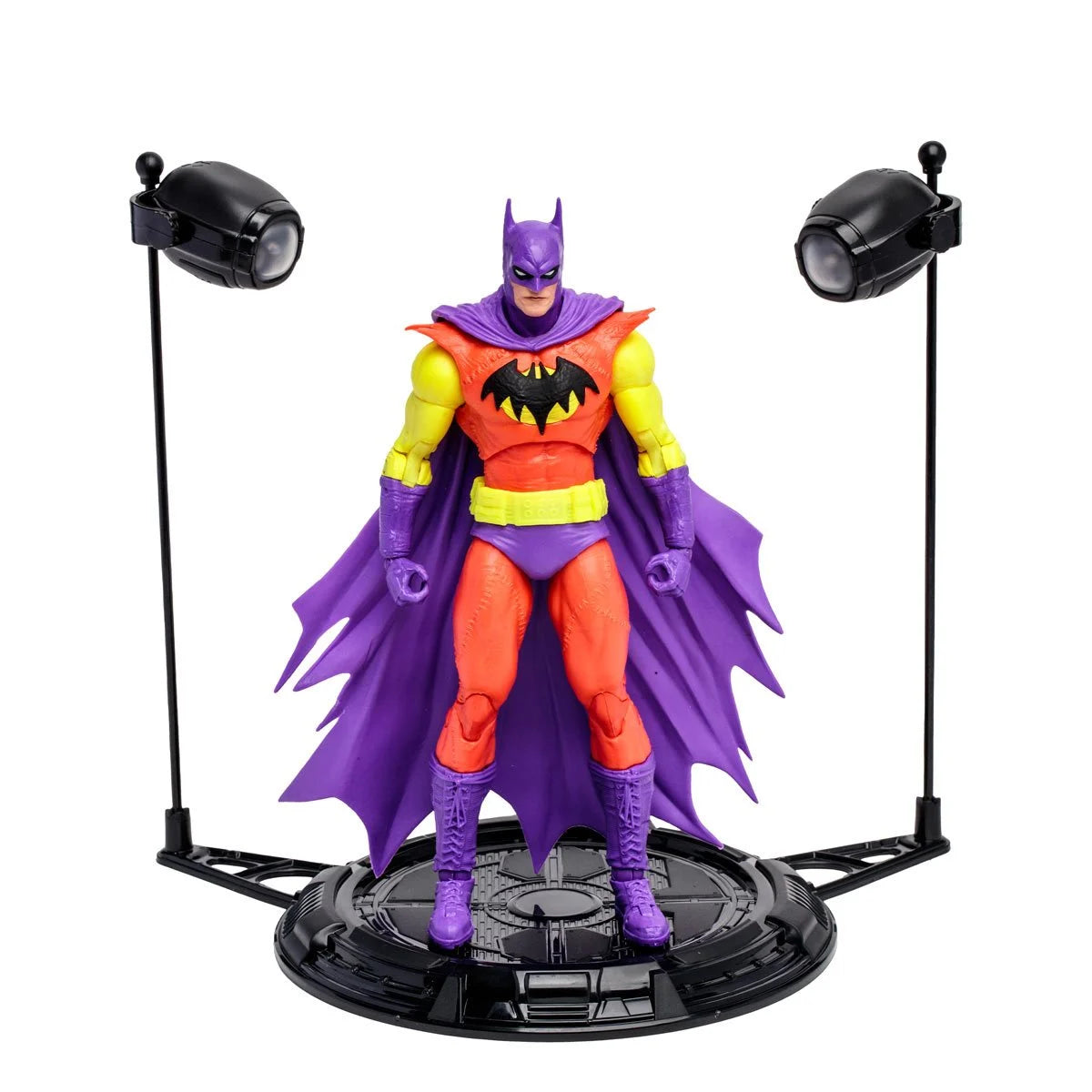 DC Multiverse Batman of Zur-En-Arh Black Light Gold Label 7-Inch Scale Action Figure - Entertainment Earth Exclusive