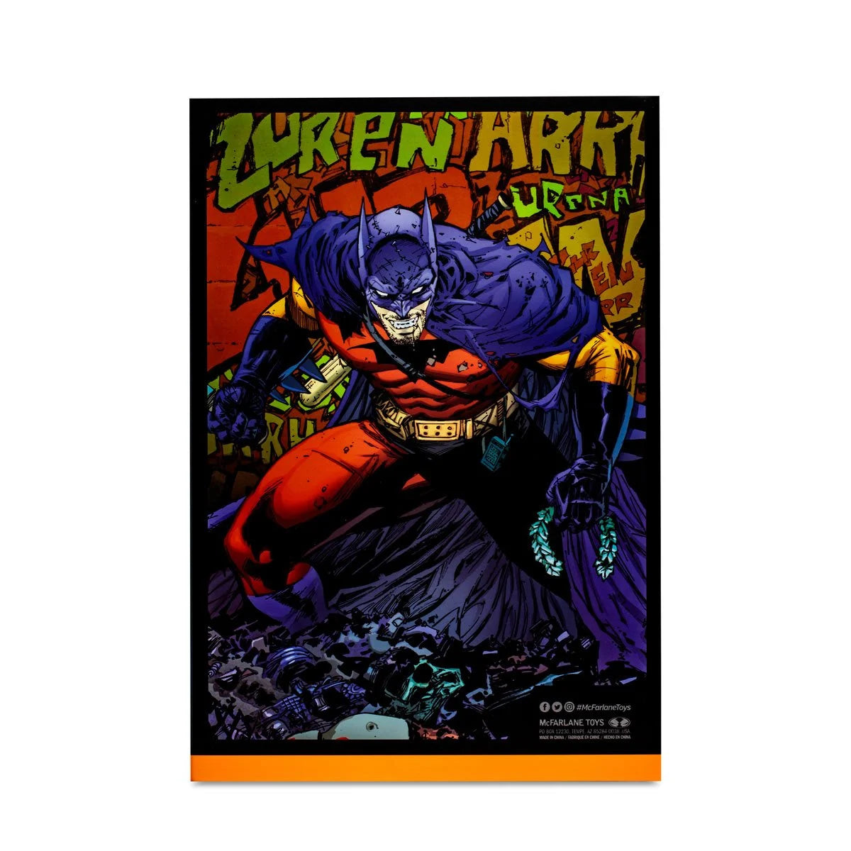 DC Multiverse Batman of Zur-En-Arh Black Light Gold Label 7-Inch Scale Action Figure - Entertainment Earth Exclusive