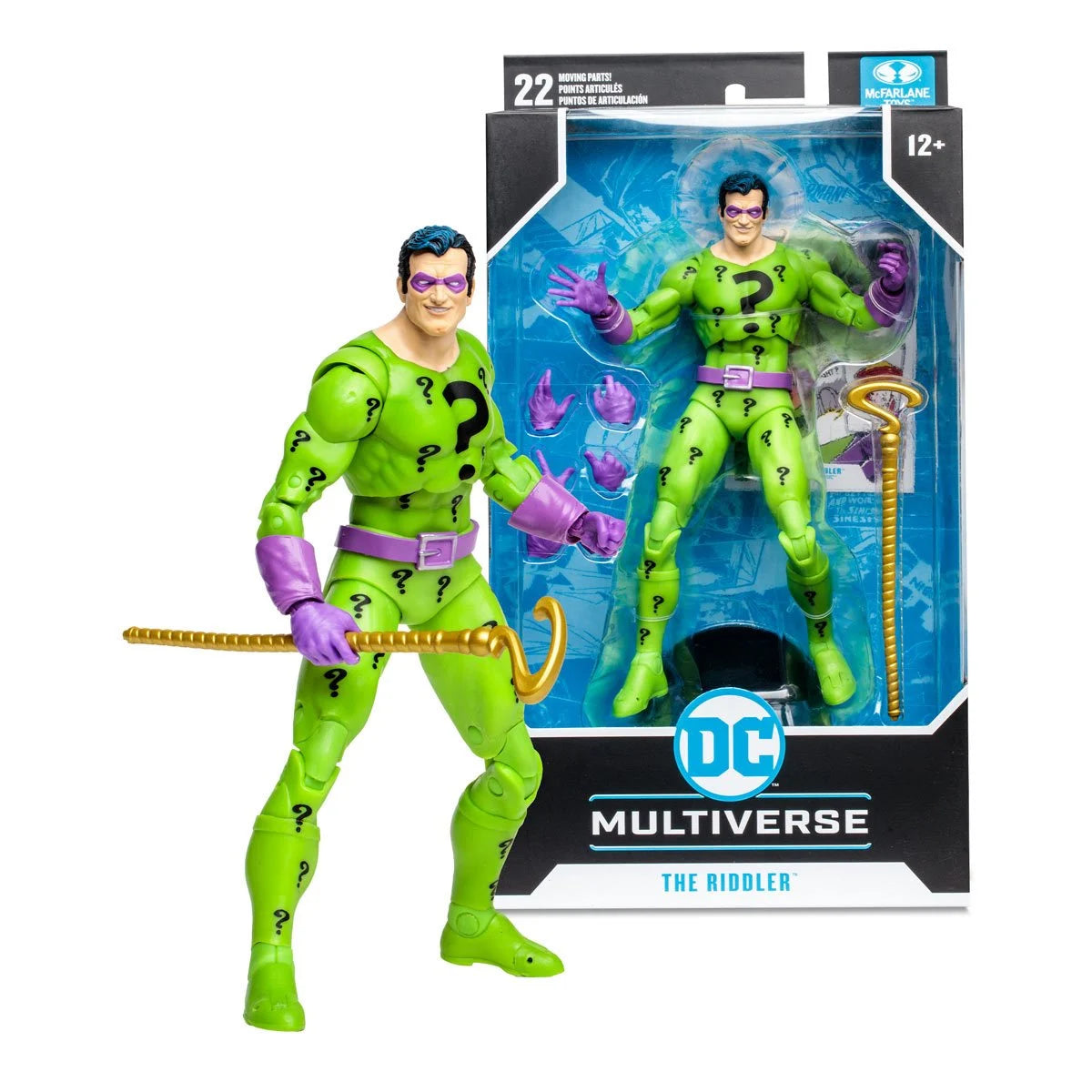 DC Multiverse Riddler Classic 7-Inch Scale Action Figure - heretoserveyou