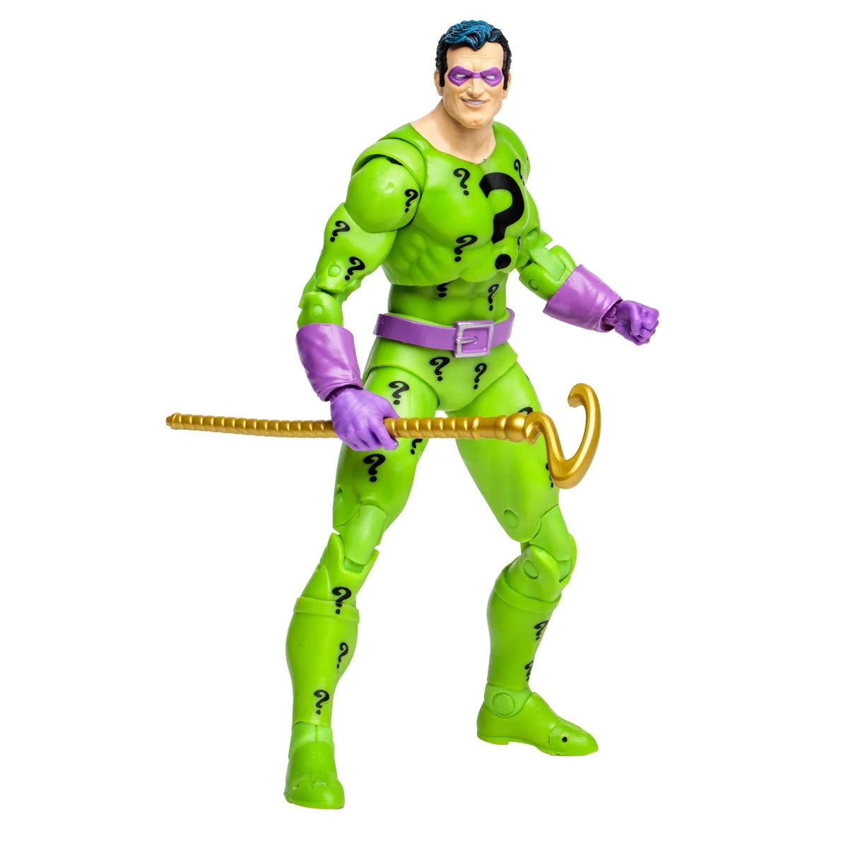 The Classic Riddler Action Figure in a pose - heretoserveyou