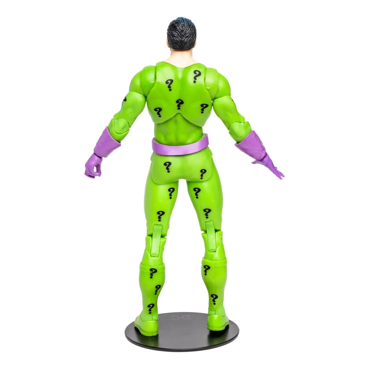 The Riddler Action Figure Back view - Heretoserveyou