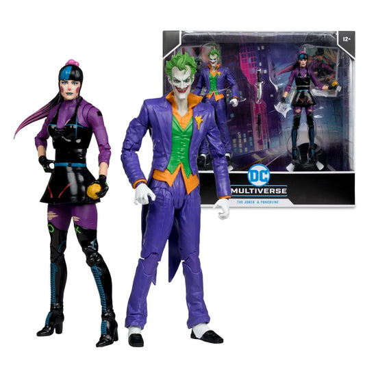DC Multiverse The Joker and Punchline 7-Inch Scale Action Figure 2-Pack