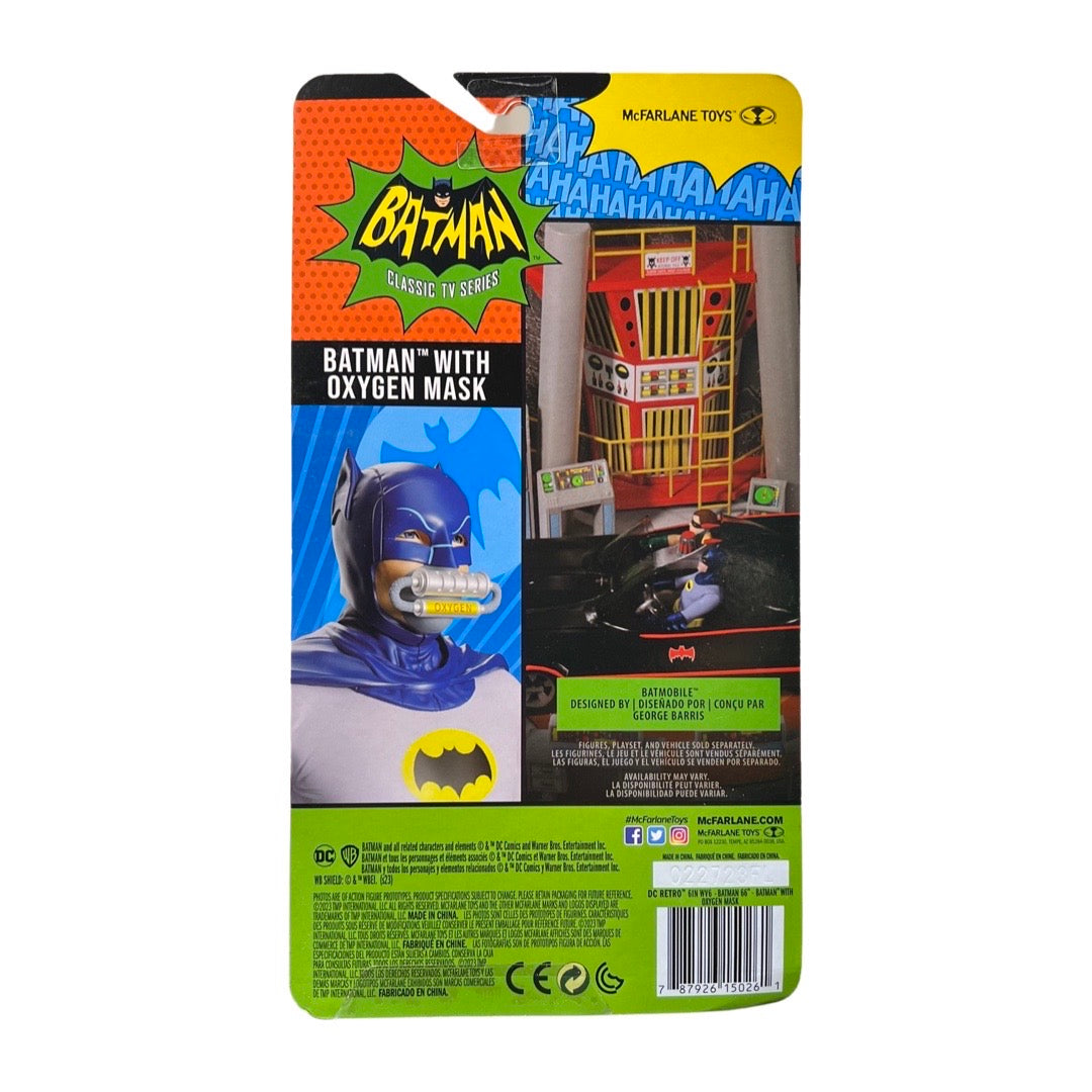 DC RETRO 6IN WAVE 7 - BATMAN 66 - BATMAN WITH OXYGEN MASK ACTION FIGURE - HERETOSERVEYOU