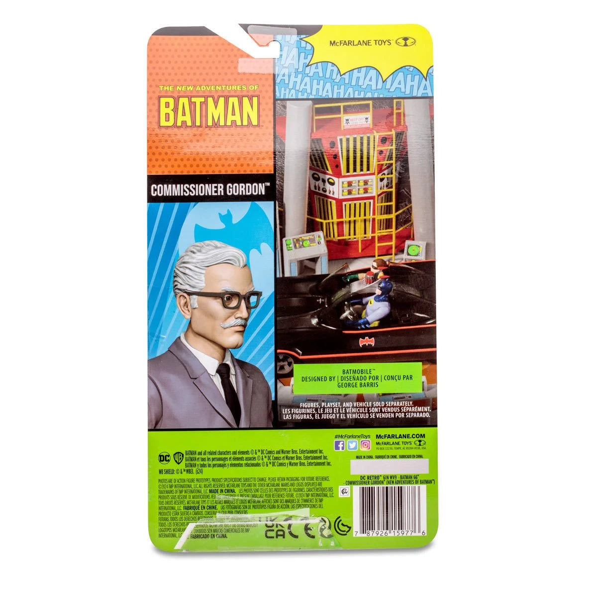 DC Retro Wave 9 Commissioner Gordon The New Adventures of Batman 6-Inch Scale Action Figure