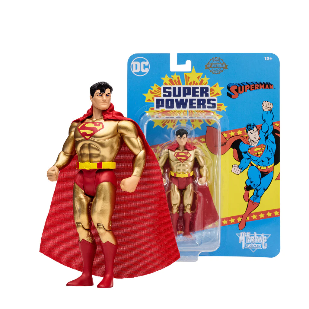 DC Super Powers Wave 7 - Superman (GOLD EDITION) Action Figure (15821)