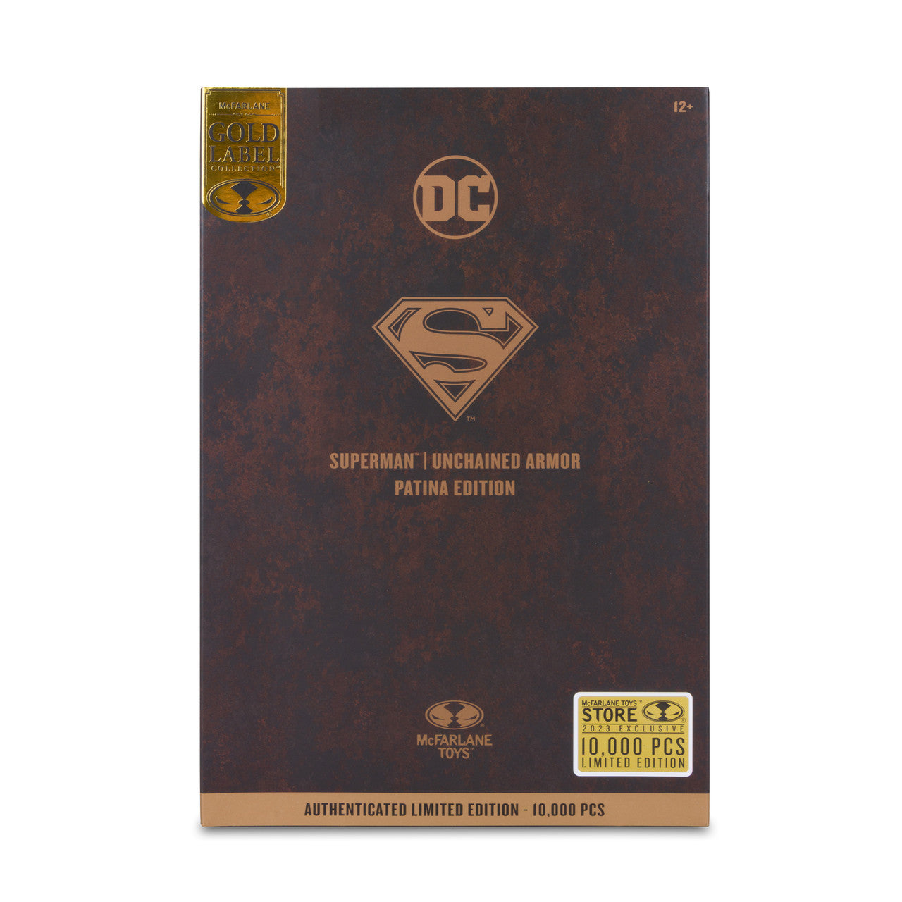 Superman (Unchained Armor) Patina Edition in package - Heretoserveyou