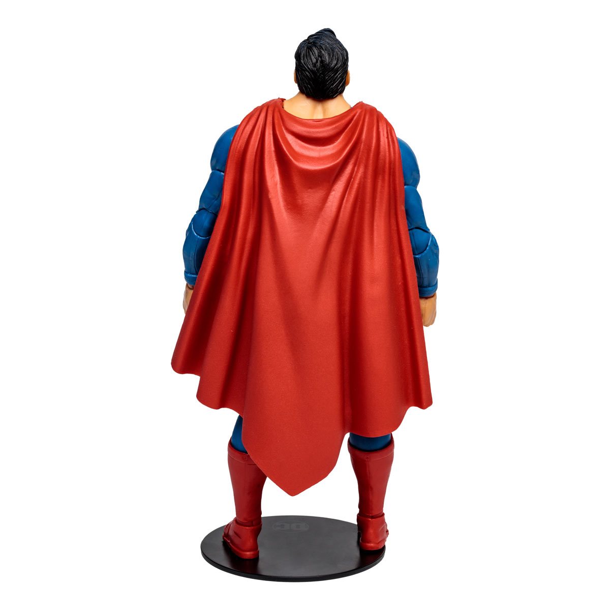 DC Superman action figure back view - heretoserveyou