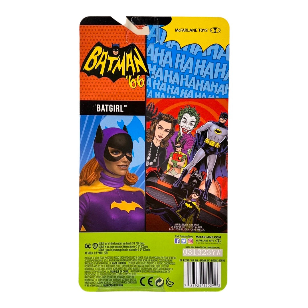 DC RETRO 6IN WV7 - BATMAN 66 - BATGIRL ACTION FIGURE - Heretosserveyou