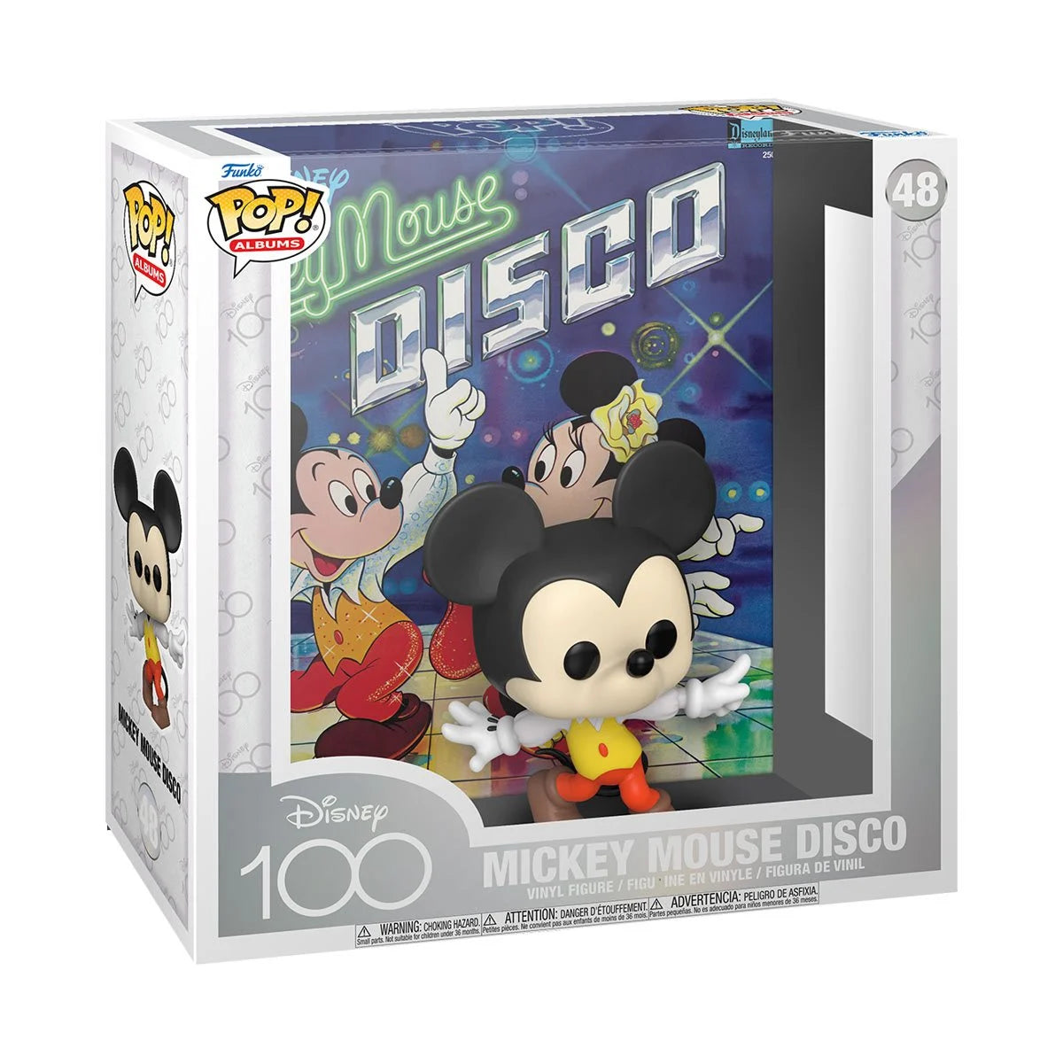Disney 100 Mickey Mouse Disco Pop! Album Figure #48 with Case -Heretoserveyou