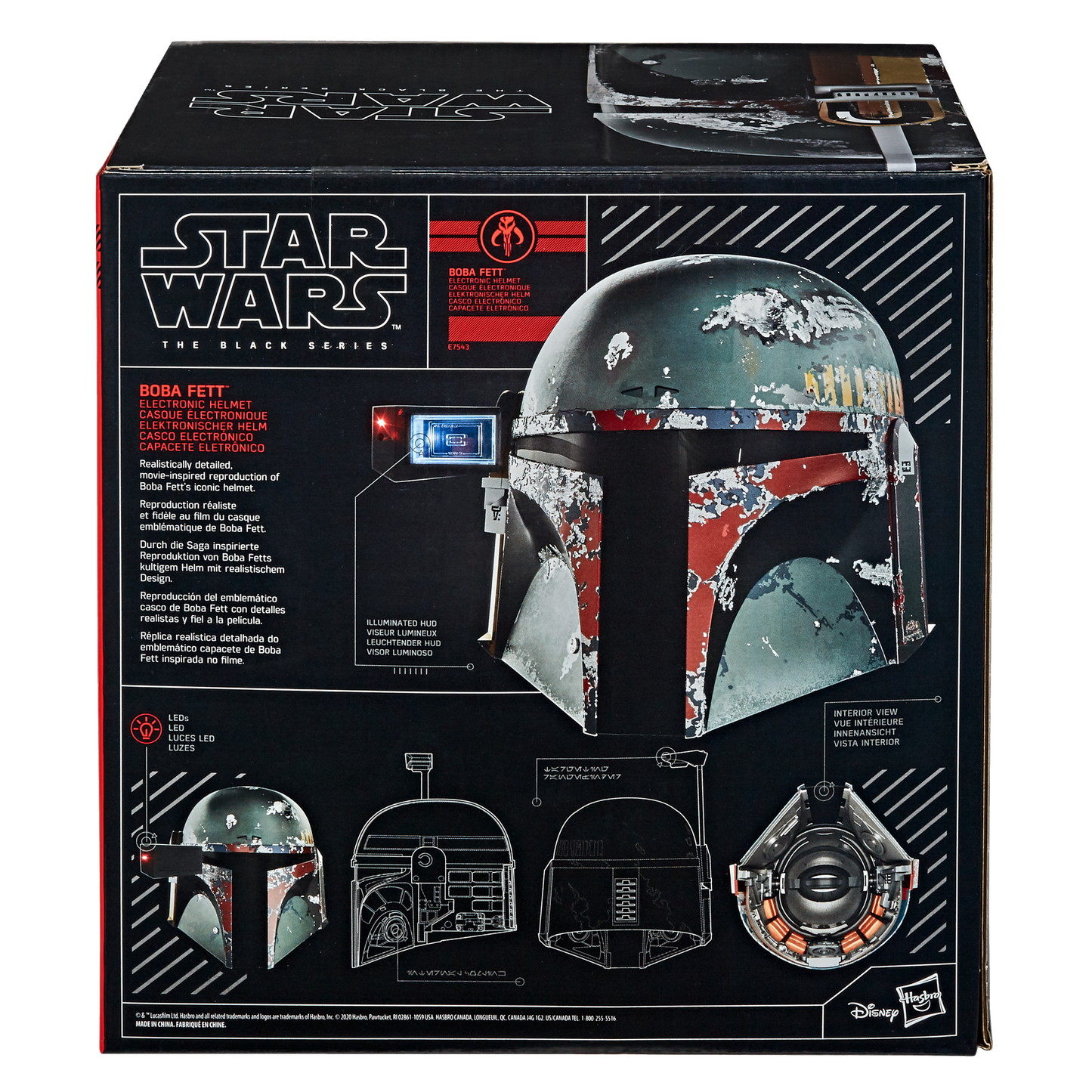 Star Wars The Black Series Boba Fett Premium Electronic Helmet