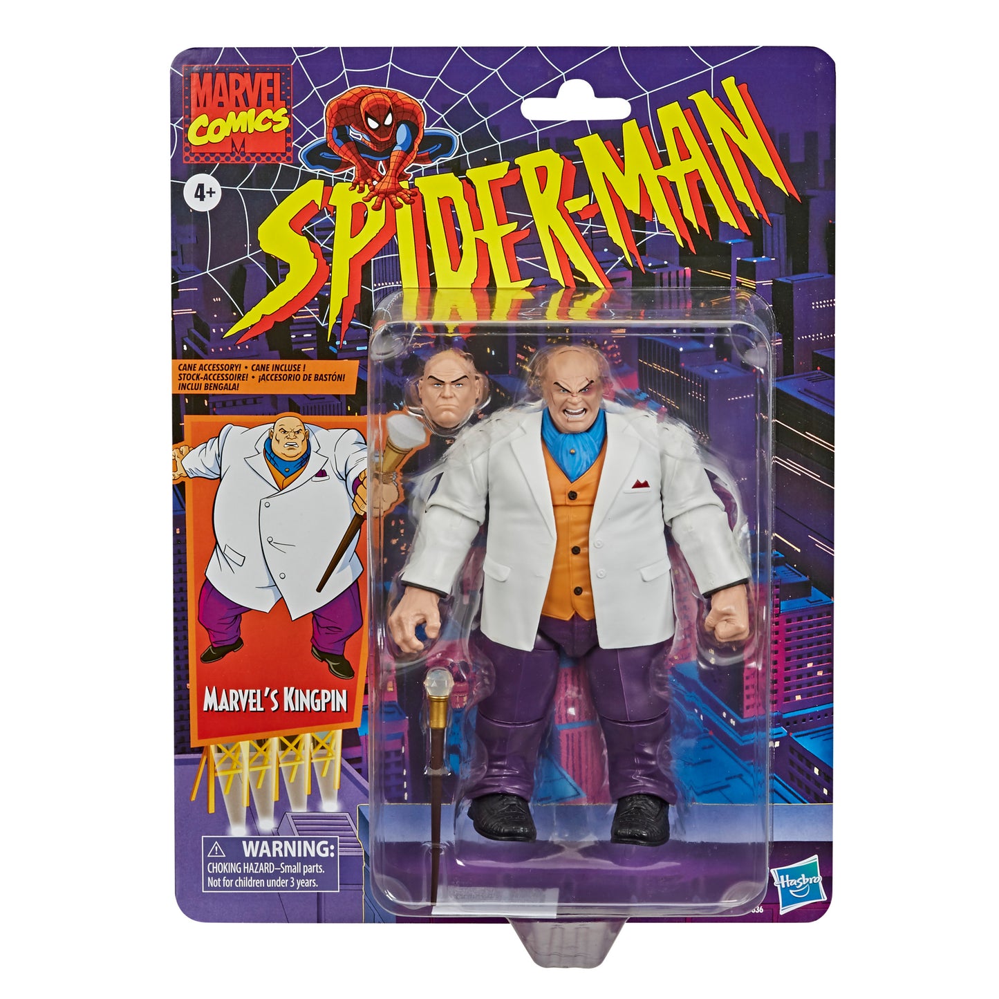 Hasbro Marvel Legends Series 6-inch Collectible Marvel’s Kingpin Action Figure Toy Vintage Collection