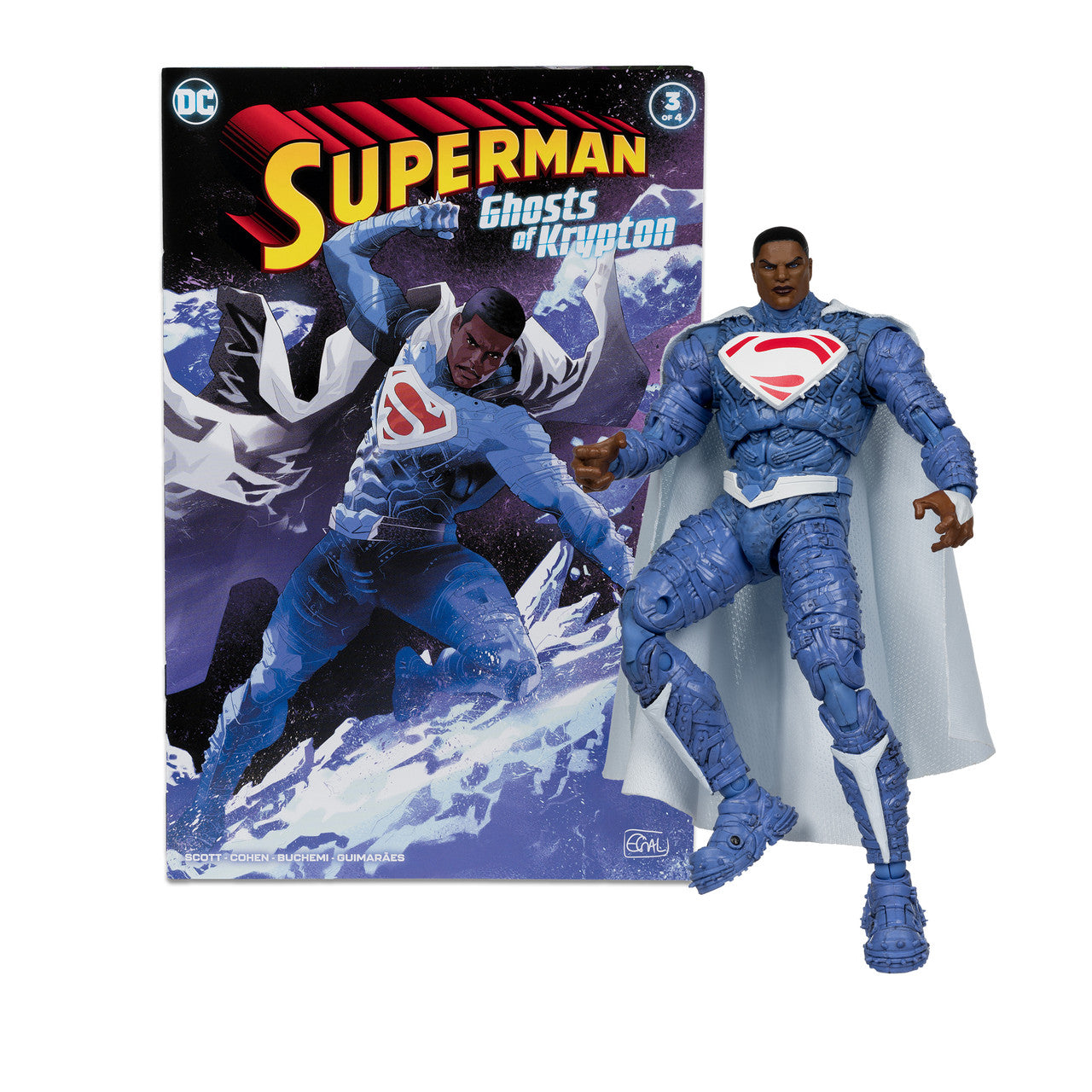 Earth-2 Superman w/Comic (DC Page Punchers: Ghosts of Krypton) 7" Figure