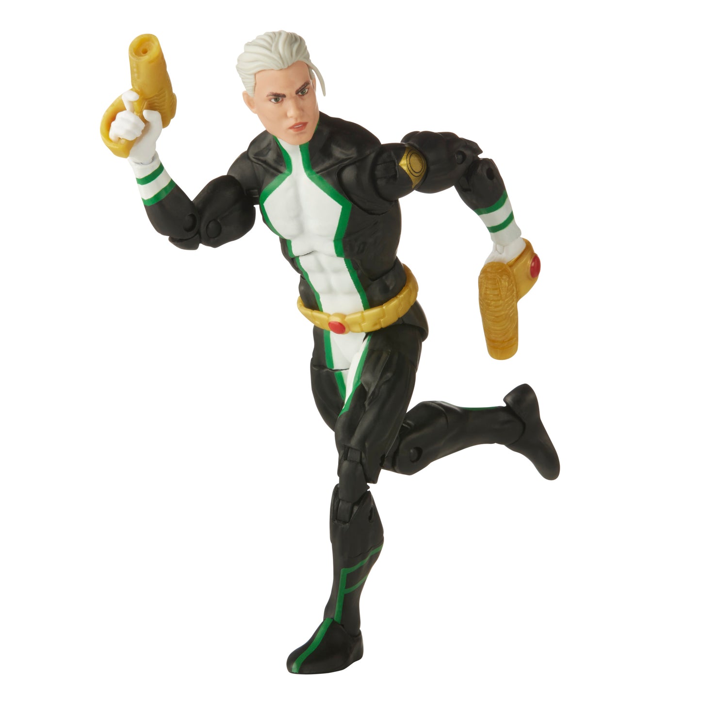 Marvel Legends Series Marvel Comics Marvel Boy Action Figure in a pose with the guns - Heretoserveyou
