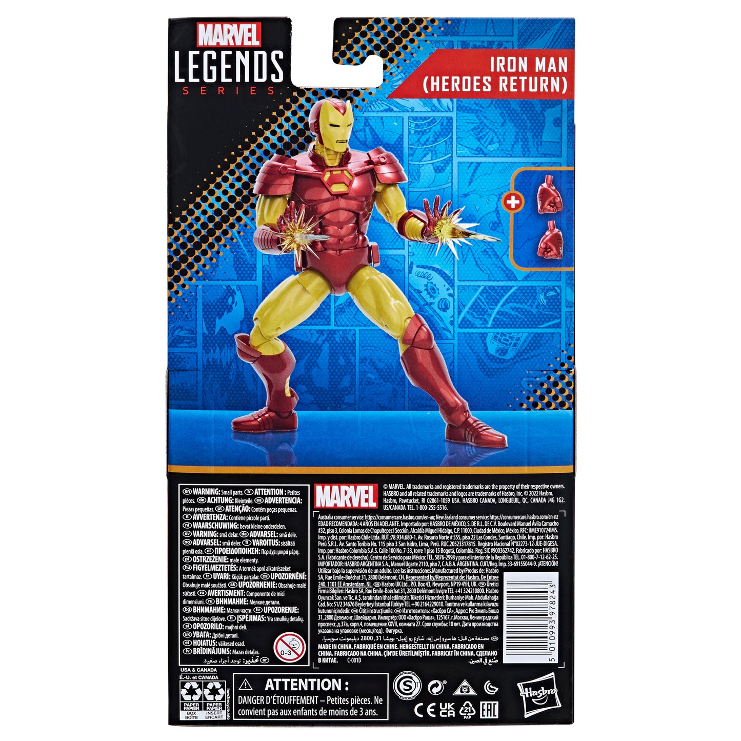 Marvel Legends iron Man Heroes Returns - Heretoserveyou