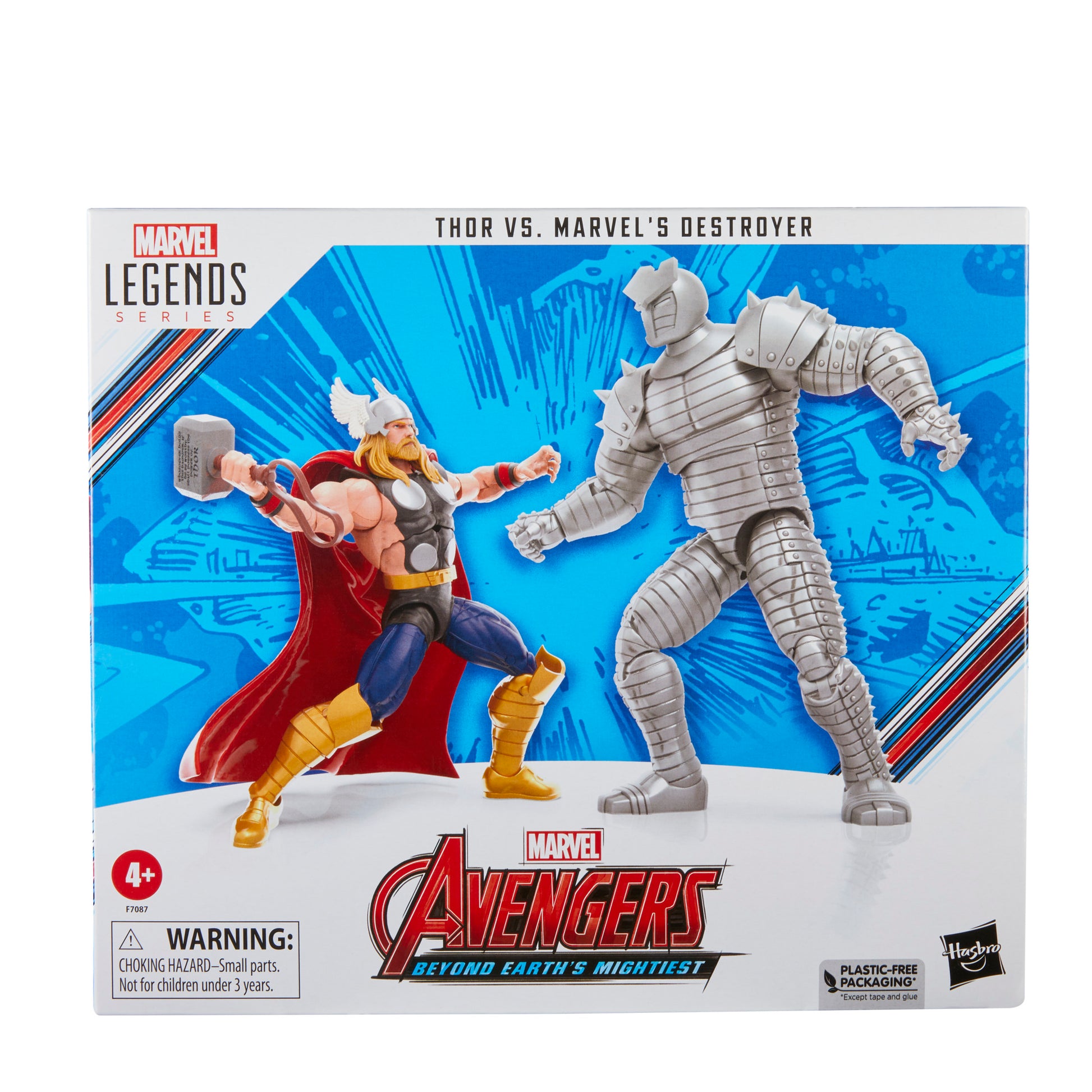 Marvel Legends Series Thor vs. Marvel's Destroyer 2-Pack Action Figure Toy - Heretoserveyou