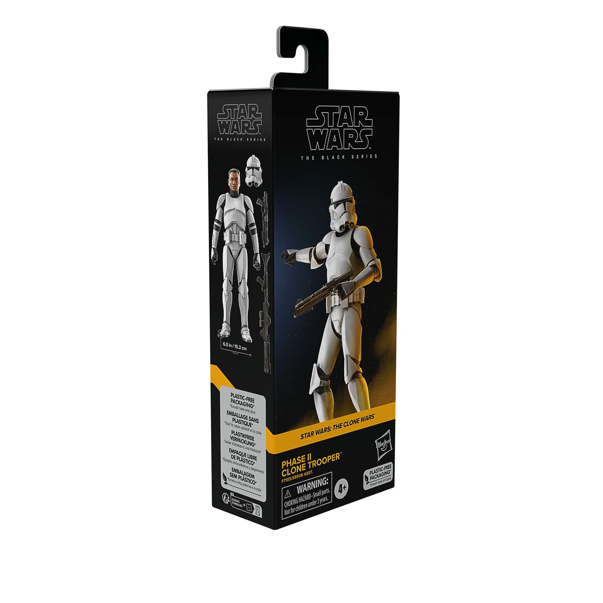Star Wars The Black Series Phase II Clone Trooper Action Figure Toy - Heretoserveyou