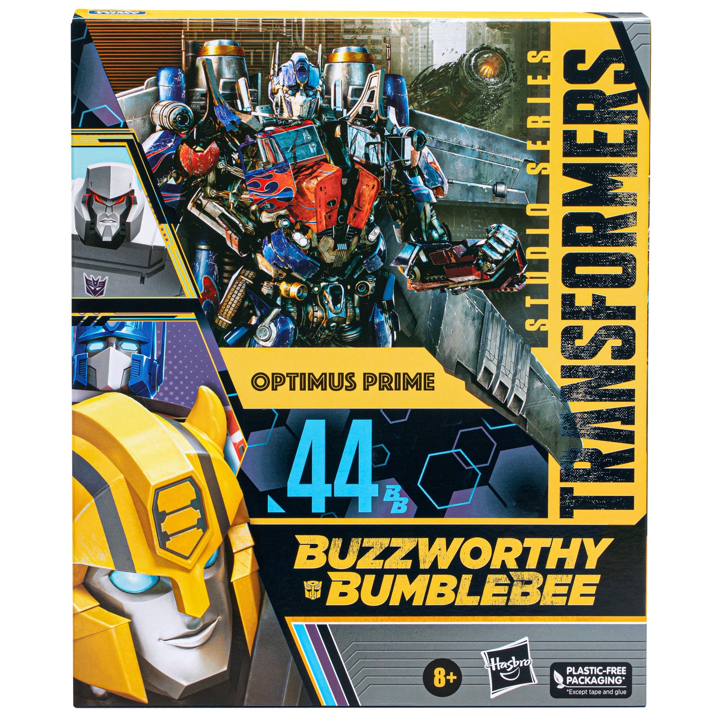 Transformers Studio Series Buzzworthy Bumblebee Optimus Prime Action Figure