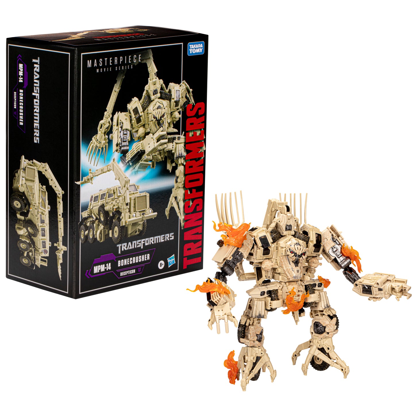 Masterpiece Series Transformers Movie 1 MPM-14 Bonecrusher Action Figure Toy - Heretoserveyou