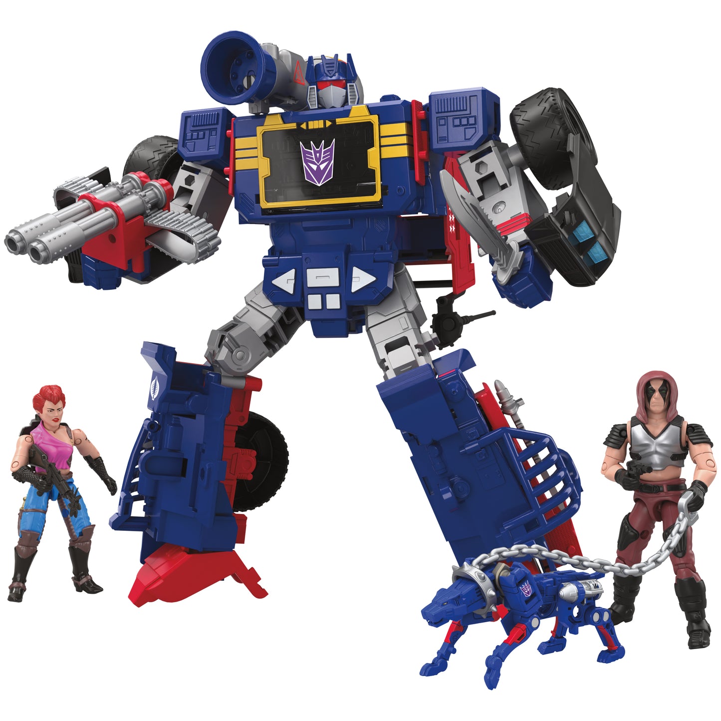 Transformers Collaborative G.I. Joe x Transformers Soundwave Dreadnok Action Figure - Heretoserveyou