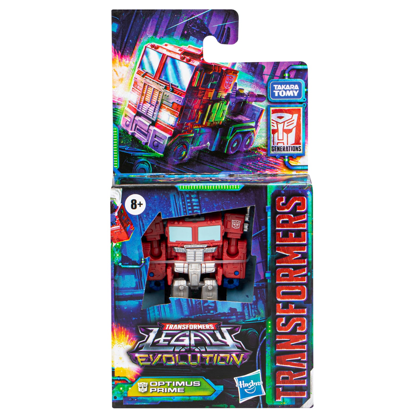Transfomers Core Class Optimus prime in a package - Heretoserveyou