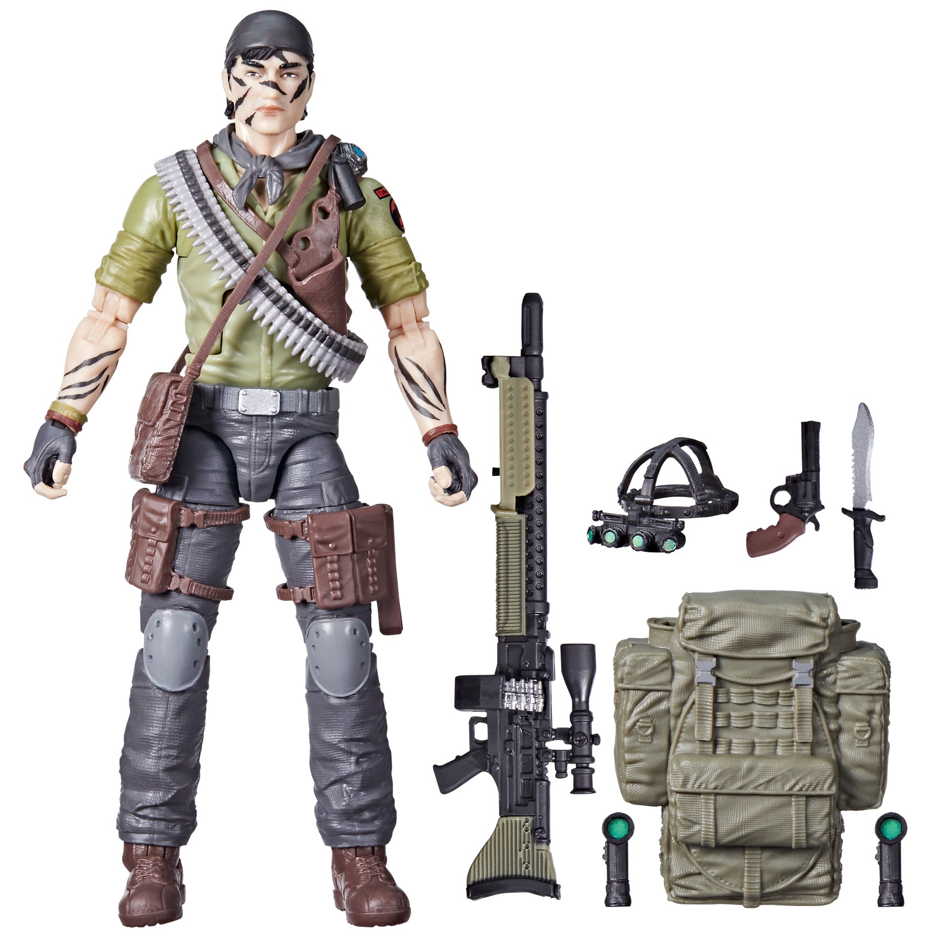 G.I. Joe Tunnel Rat Action figure with accessories - Heretoserveyou