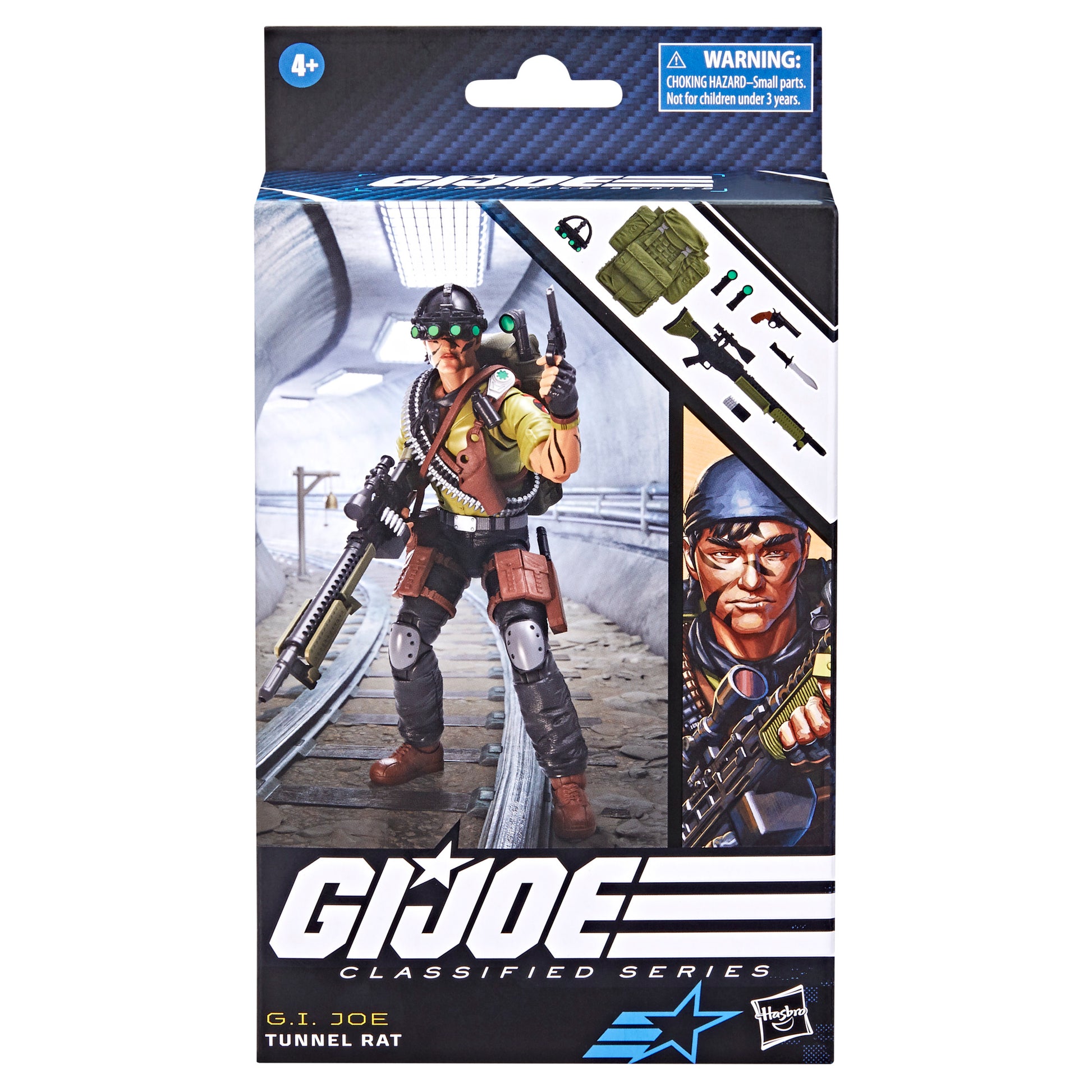 G.I. Joe Classified series tunnel Rat in a box front view - Heretoserveyou