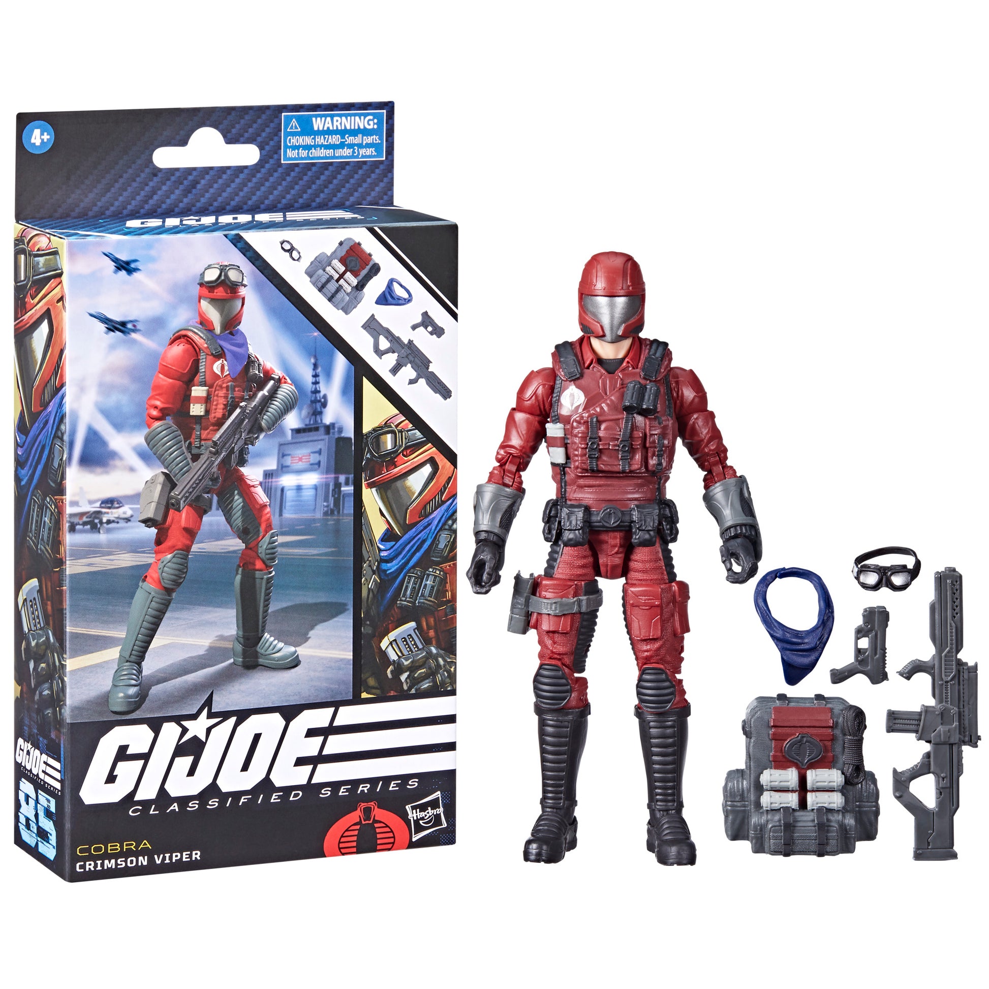 G.I. Joe Classified Series Crimson Viper Action Figure Toy - Heretoserveyou