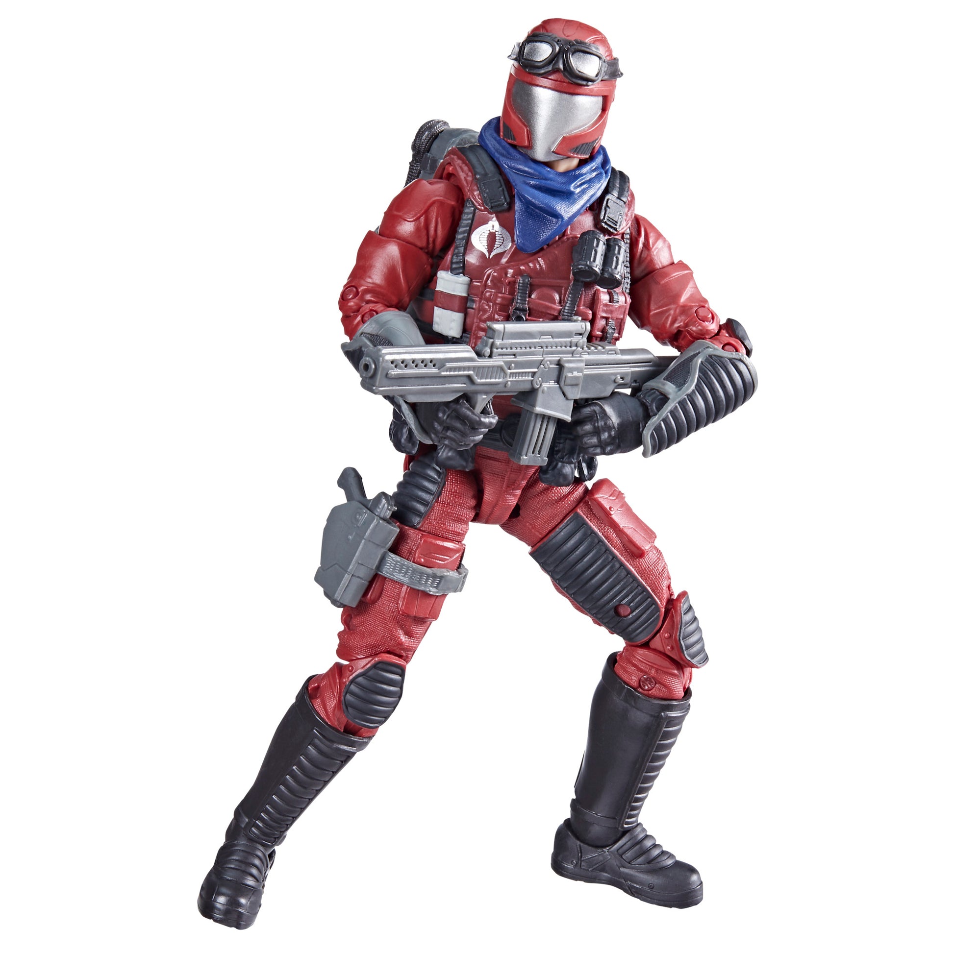 Crimson Viper Action figure with gun - Heretoserveyou