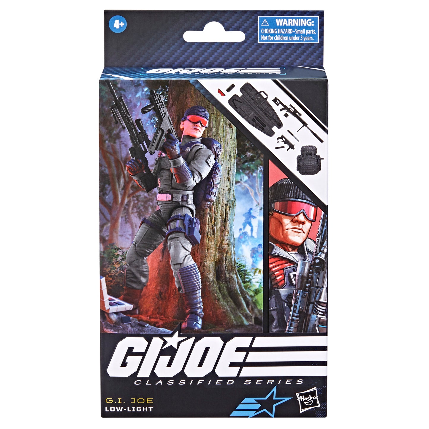 G.I. Joe Classified Series Low-Light, 86 Action Figure Toy front view 