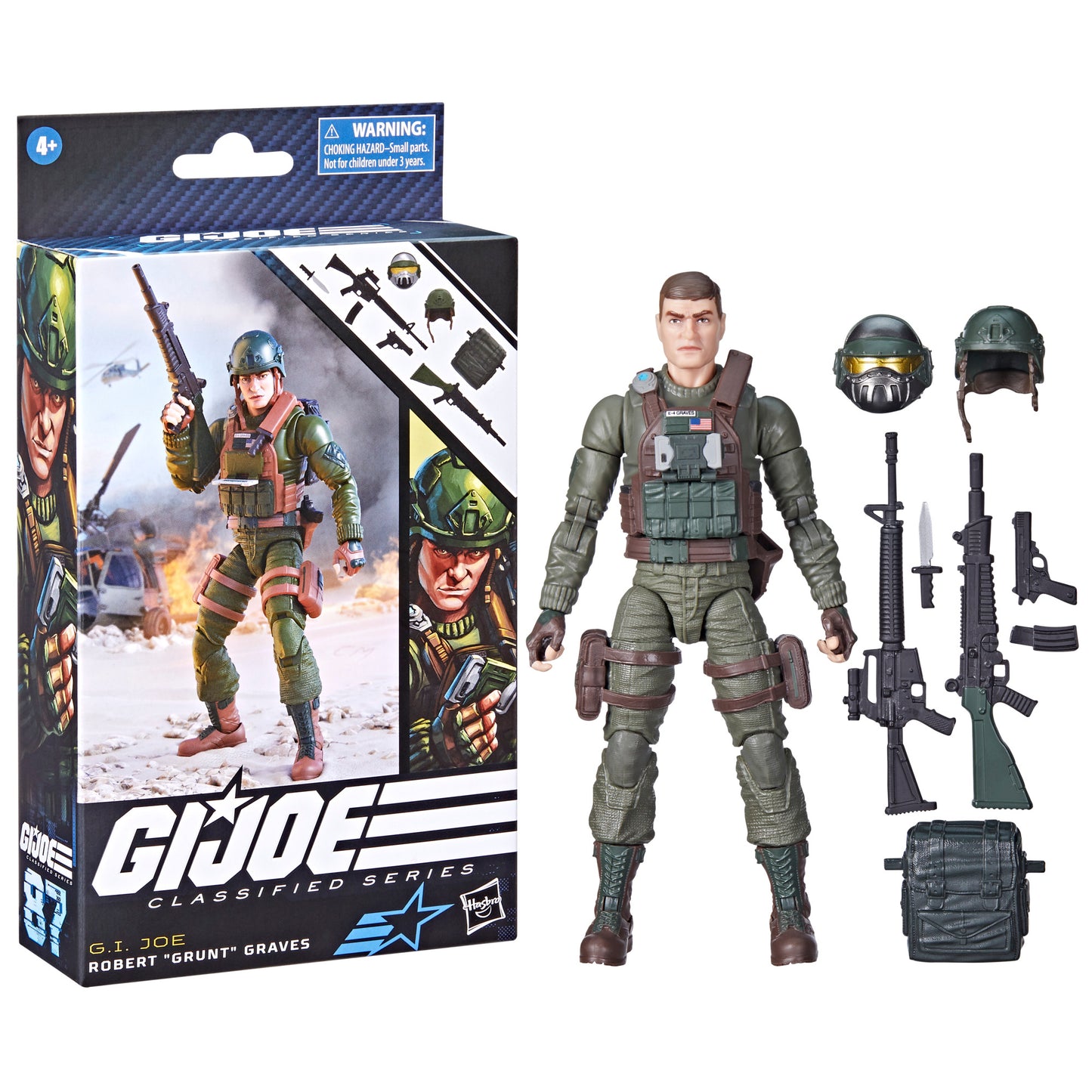 G.I. Joe Classified Series Robert "Grunt" Graves, 87 Action Figure Toy - Heretoserveyou