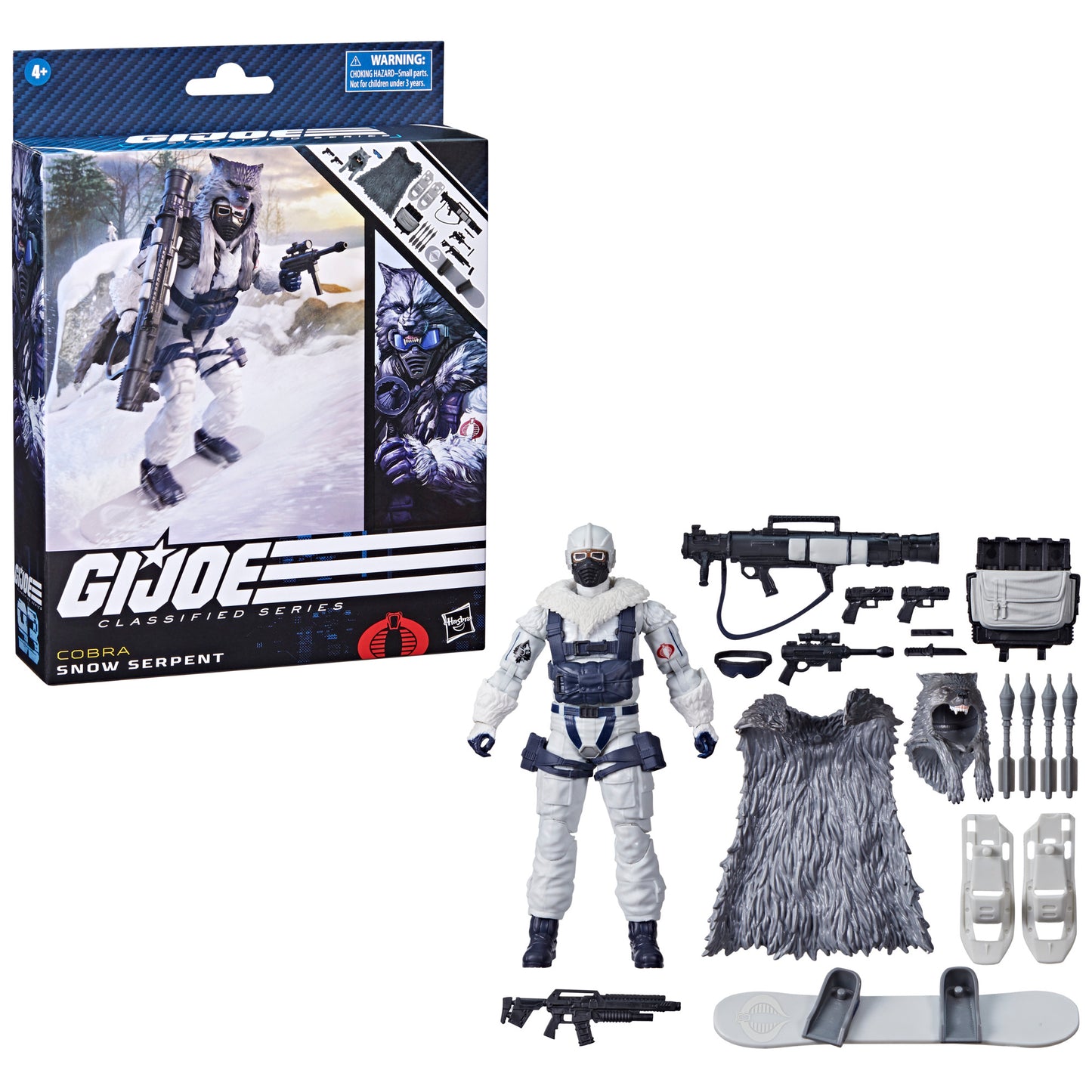 G.I. Joe Classified Series Snow Serpent, 93 Action Figure Toy